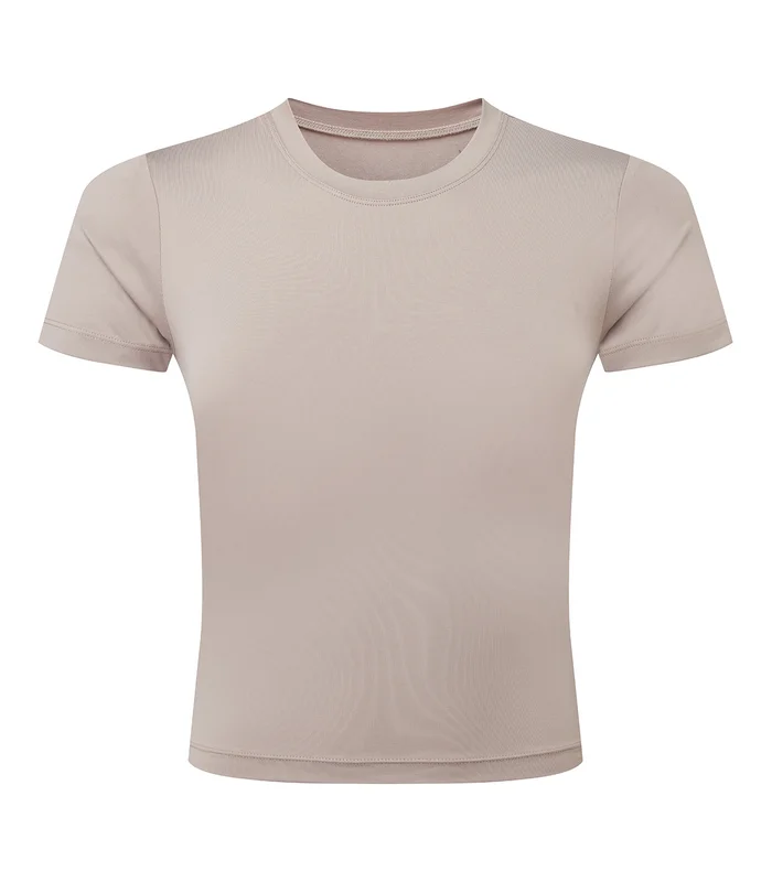 TriDri® TriDri® Womens TriDri® recycled Luxe fitted tee in Stone