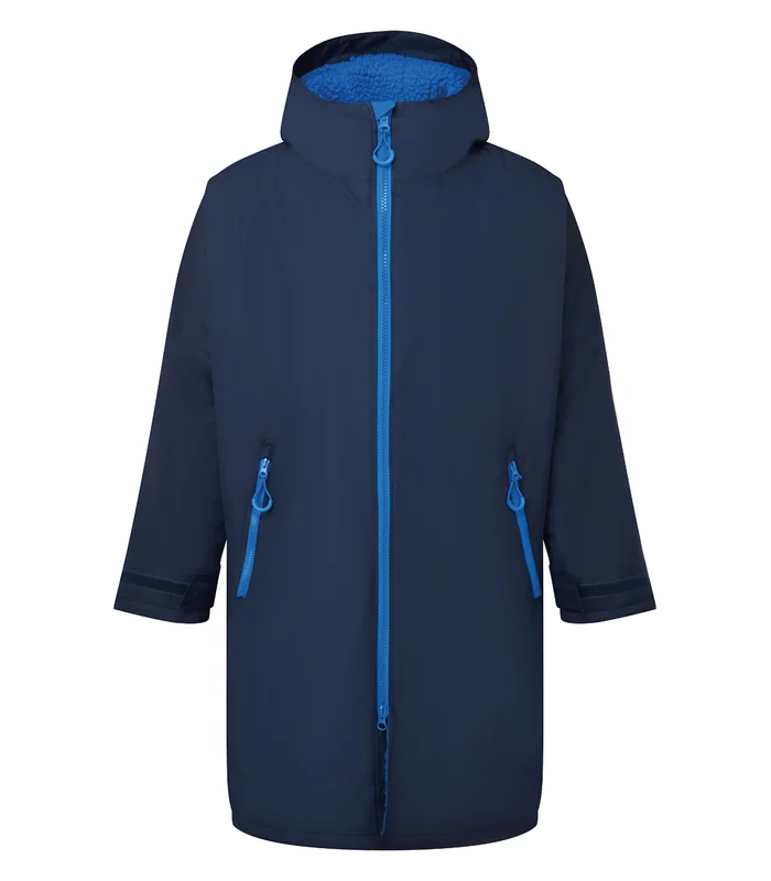 TriDri® TriDri® TriDri® All-seasons waterproof changing robe in Navy/Sapphire