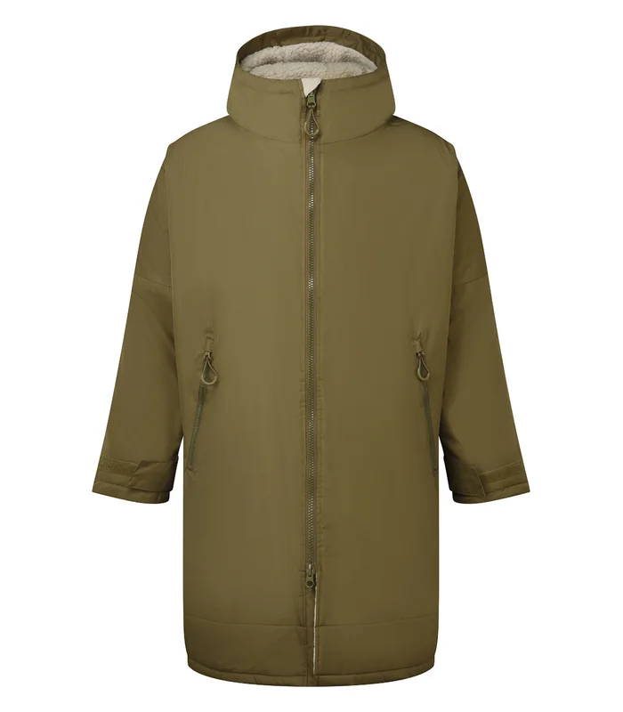 TriDri® TriDri® TriDri® All-seasons waterproof changing robe in Olive/Natural