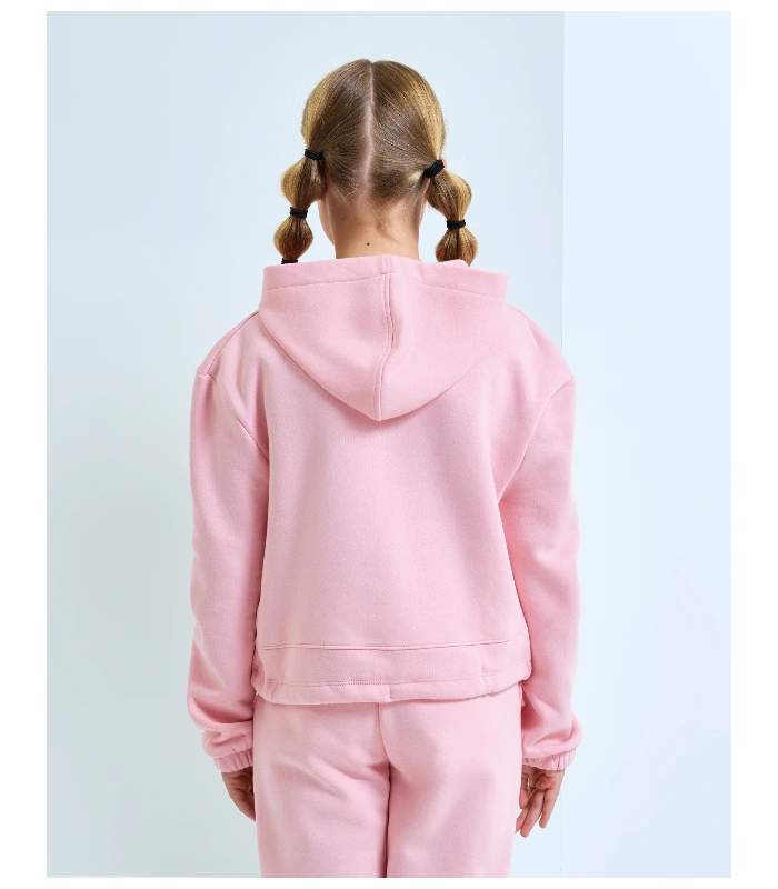 TriDri® TriDri® Kids TriDri® recycled cropped oversize hoodie in Black