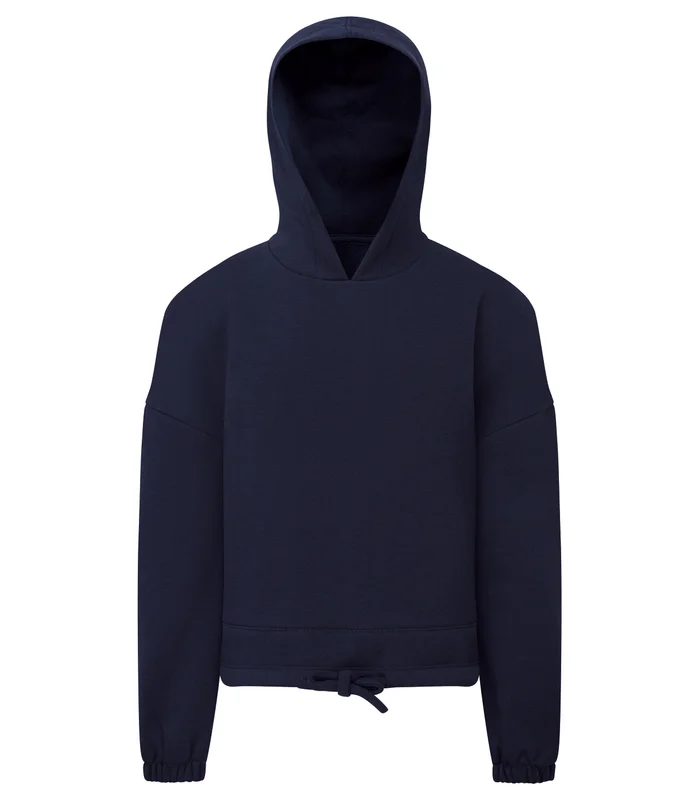 TriDri® TriDri® Kids TriDri® recycled cropped oversize hoodie in Navy