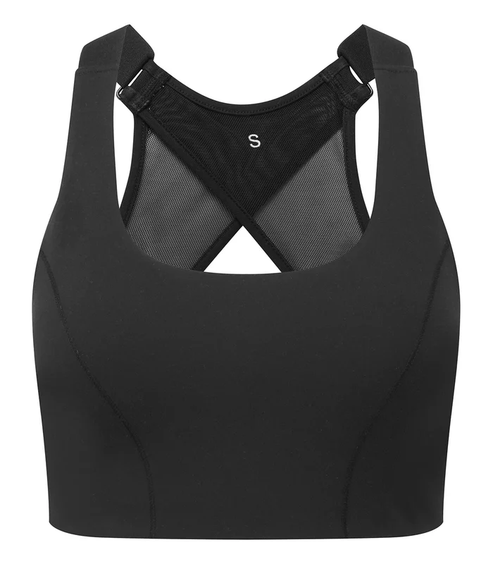 TriDri® TriDri® Womens TriDri® recycled high-impact sports bra in Black