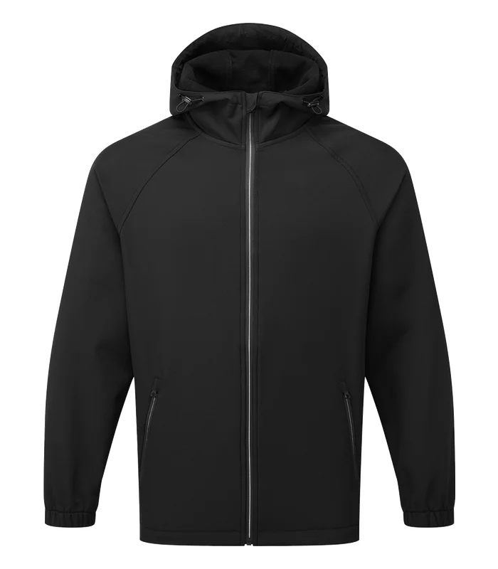 2786 2786 Hooded 2-layer softshell jacket in Black