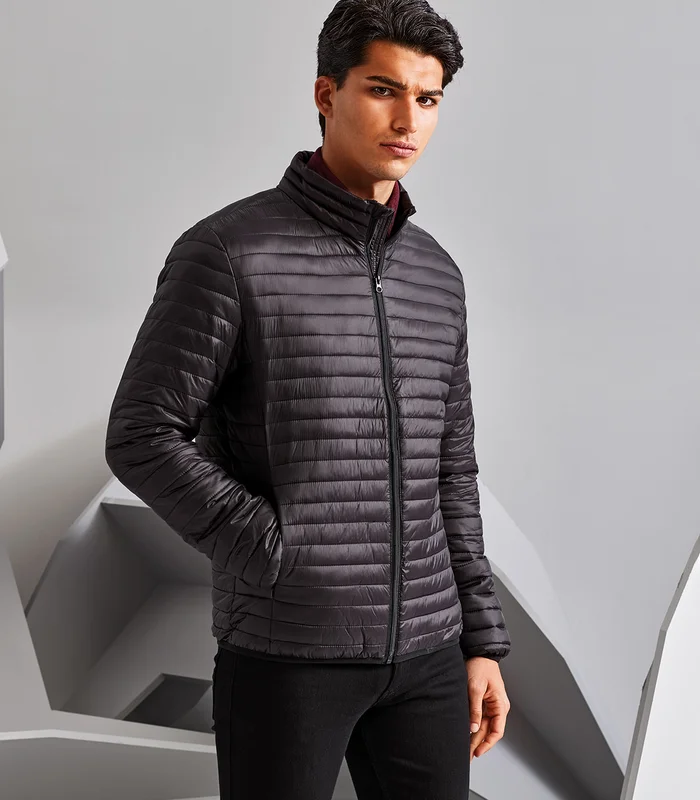 2786 2786 Tribe fineline padded jacket in Black