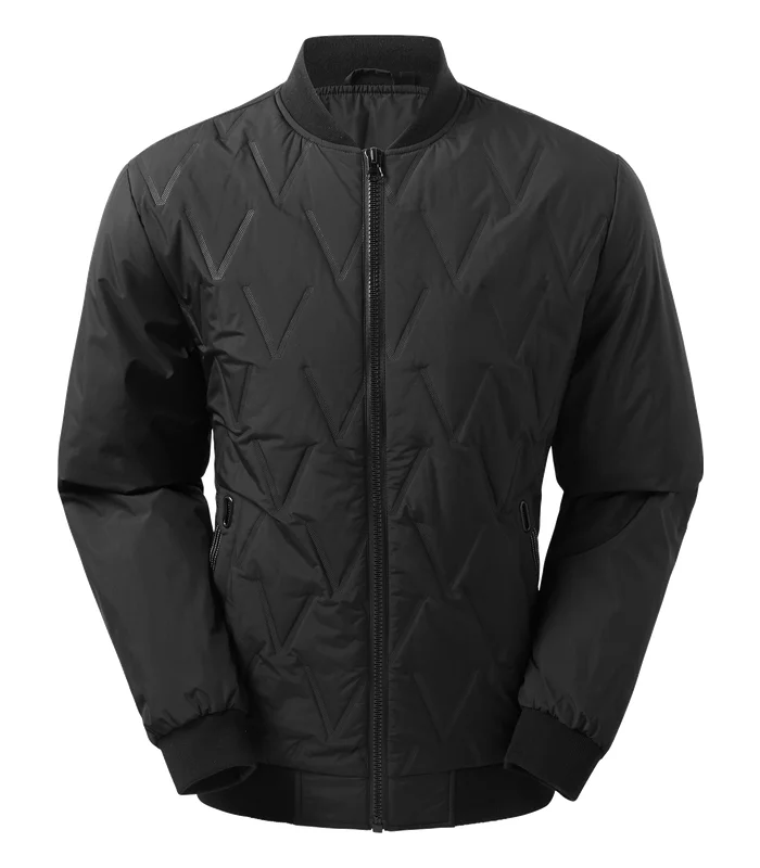 2786 2786 Vector moulded bomber jacket in Black