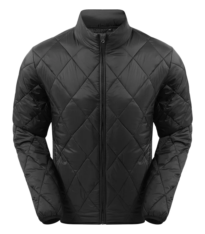 2786 2786 Diamond pane padded Jacket in Black