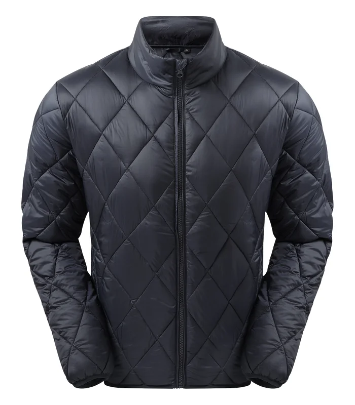 2786 2786 Diamond pane padded Jacket in Navy