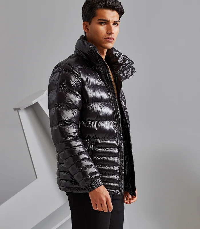 2786 2786 Sloper padded jacket in Black