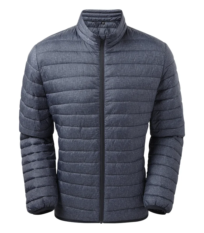 2786 2786 Melange padded jacket in Navy Melange