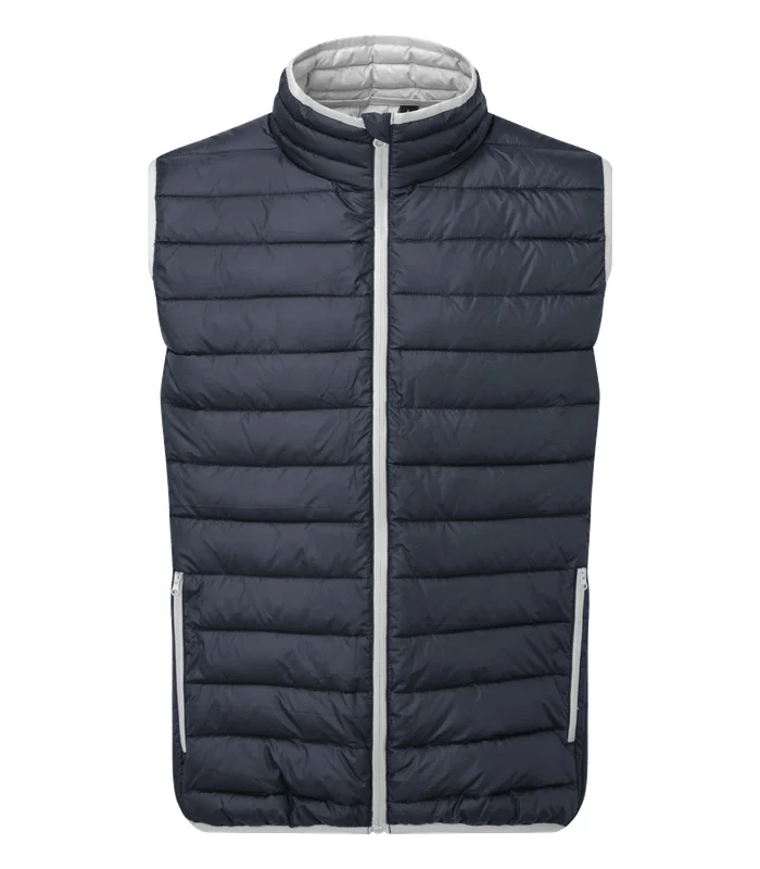 2786 2786 Traverse padded gilet in Navy/Light Grey