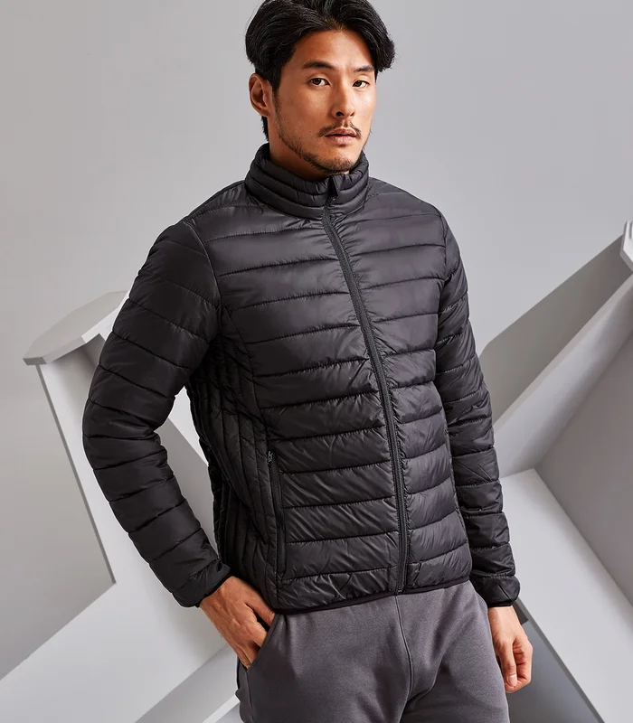 2786 2786 Traverse padded jacket in Black/Light Grey