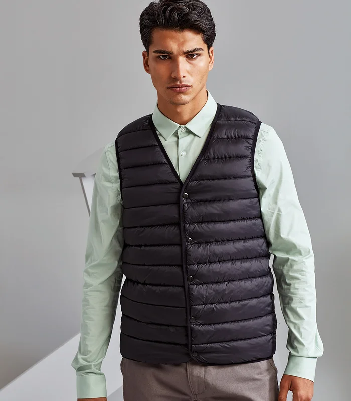 2786 2786 Padded gilet vest in Black