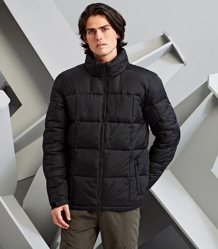 2786 2786 Fourteener box quilt jacket in Black/Black