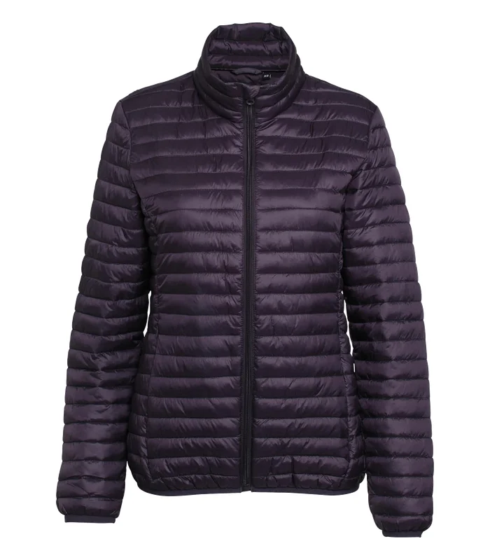 2786 2786 Women's tribe fineline padded jacket in Aubergine*
