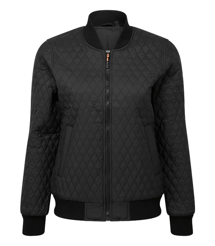 2786 2786 Women's quilted flight jacket in Black