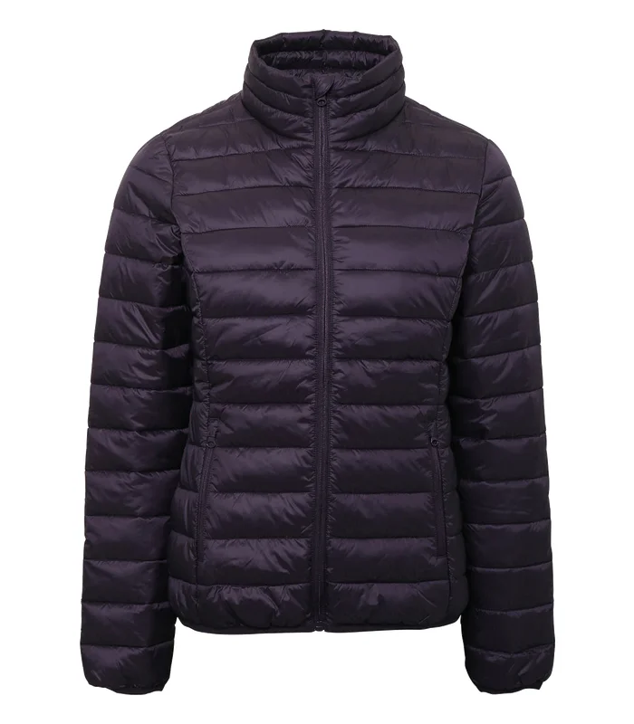 2786 2786 Women's terrain padded jacket in Aubergine