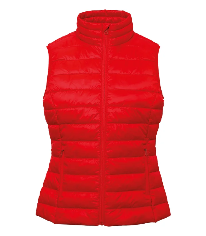 2786 2786 Women's terrain padded gilet in Red