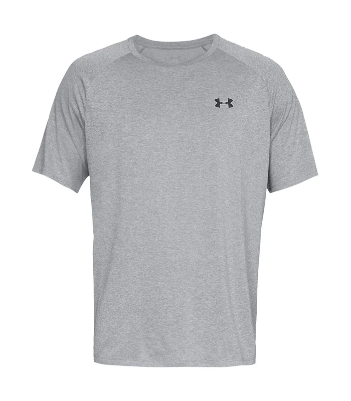 Under Armour Under Armour Tech short sleeve in Steel Light Heather/Black