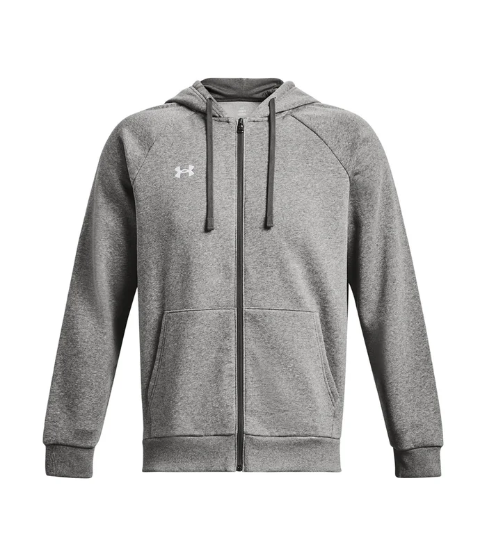 Under Armour Under Armour Rival fleece full-zip hoodie in Castlerock Light Heather