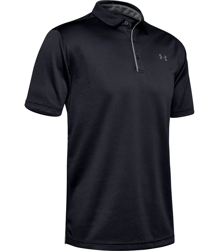 Under Armour Under Armour UA Tech polo in Black/Graphite