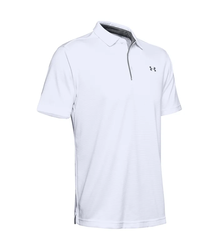 Under Armour Under Armour UA Tech polo in White/Graphite
