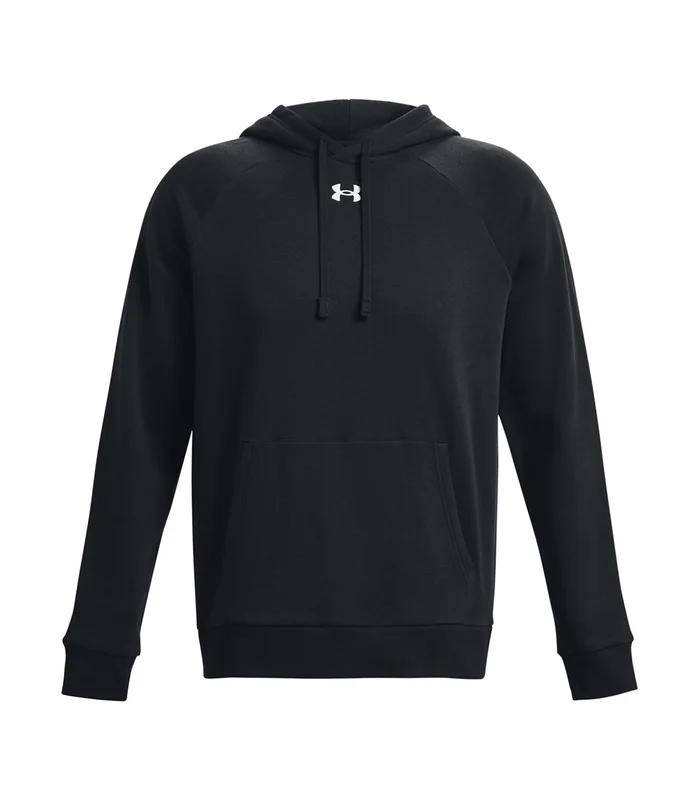 Under Armour Under Armour UA Rival fleece hoodie in Black/White