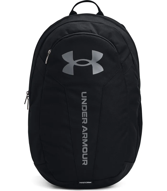 Under Armour Under Armour UA Hustle lite backpack in Black/Black/Pitch Grey