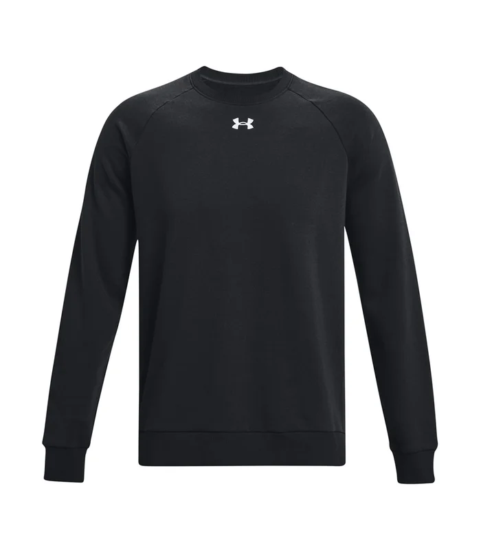 Under Armour Under Armour UA Rival fleece crew in Black/White