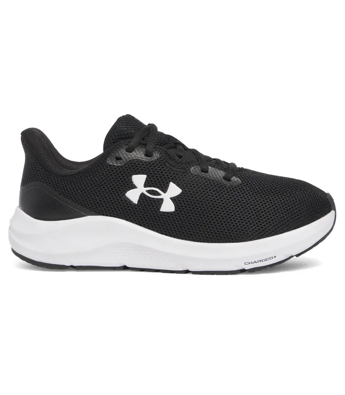 Under Armour Under Armour UA Womens charged pursuit 4 trainers in Black/Black/White
