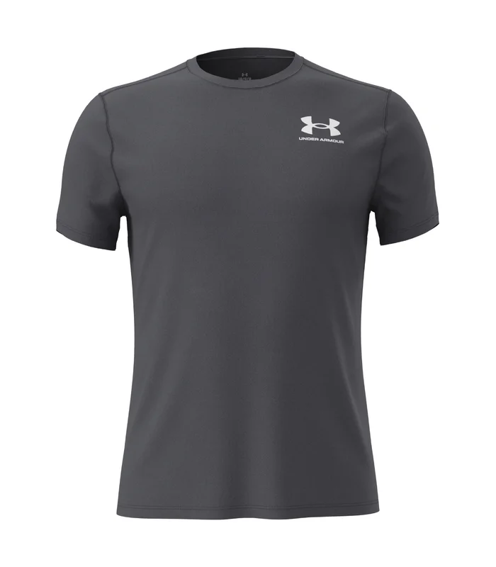 Under Armour Under Armour HeatGear® fitted t-shirt in Castle Rock Grey