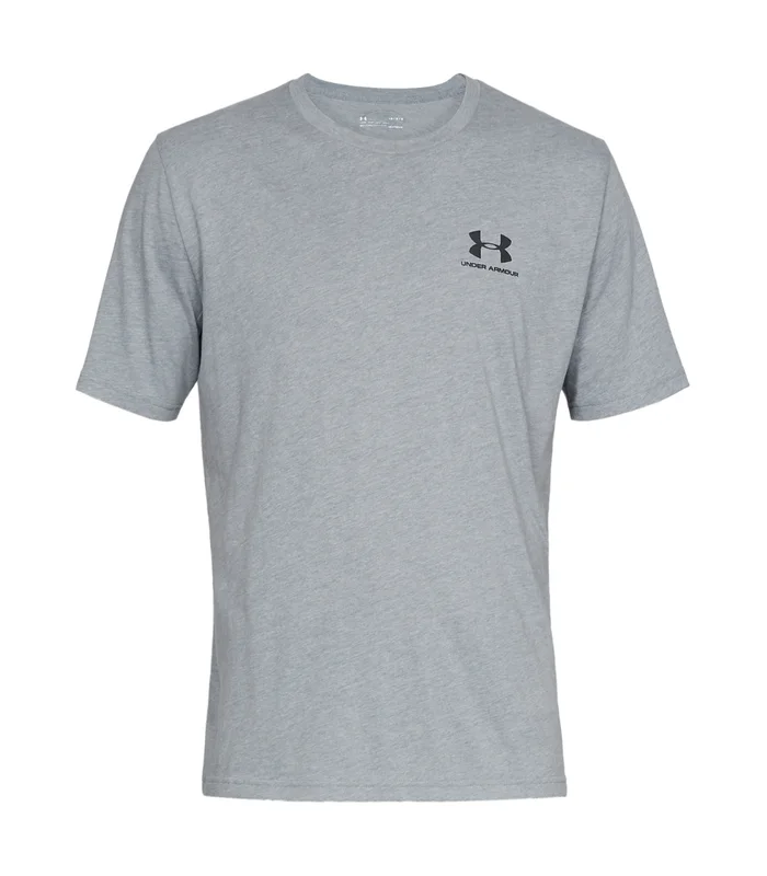Under Armour Under Armour UA Sportstyle short sleeve in Steel Light Heather/Black