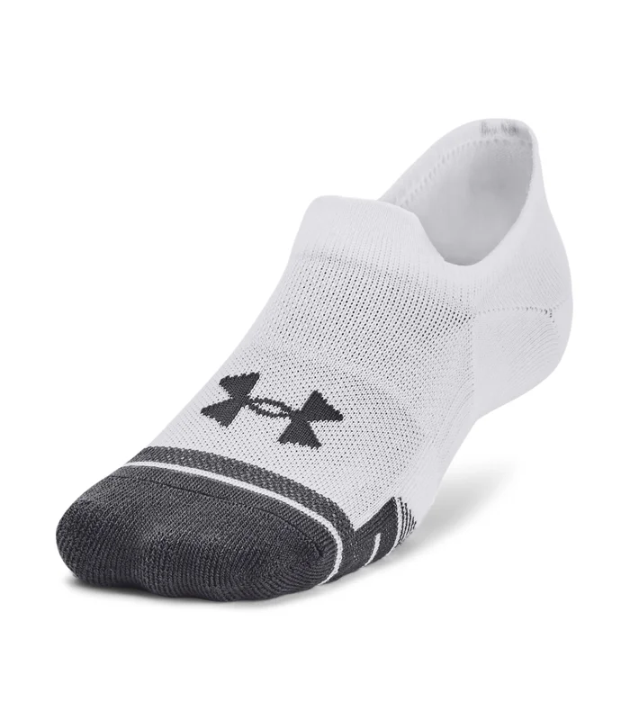 Under Armour Under Armour Ultra-low training socks (3-pack) in White/White