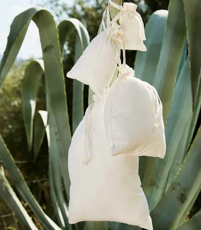 Westford Mill Westford Mill Organic Cotton Drawcord Bag in NAT