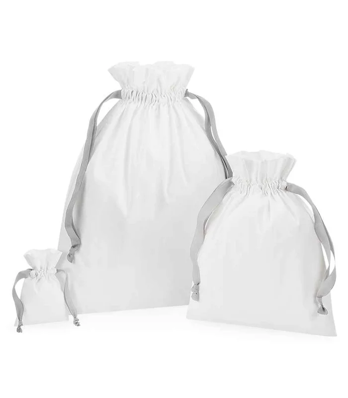 Westford Mill Westford Mill Cotton Bag Ribbon Drawstring in SFW/LG