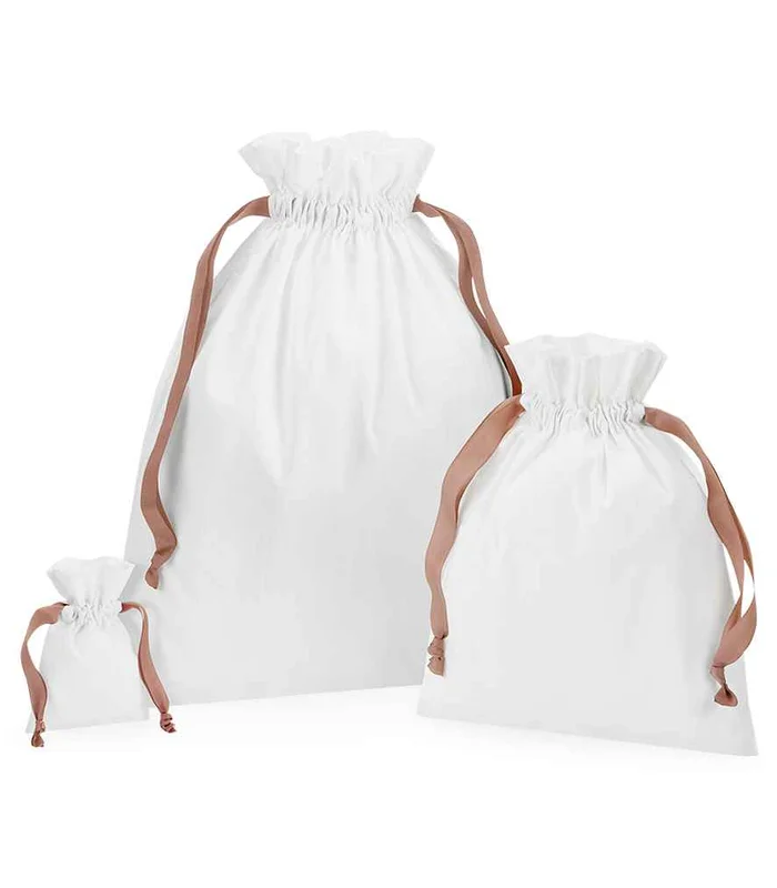 Westford Mill Westford Mill Cotton Bag Ribbon Drawstring in SFW/RG