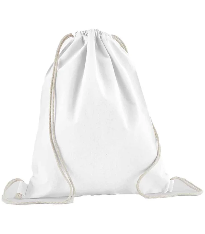 Westford Mill Westford Mill Organic Cotton In Conversion Gymsac in WHI