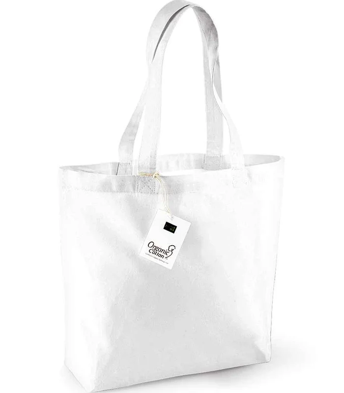 Westford Mill Westford Mill Organic Cotton Shopper in WHI