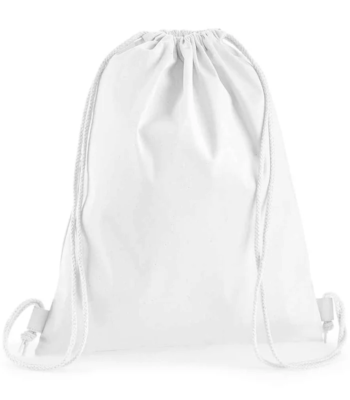 Westford Mill Westford Mill Premium Cotton Gymsac in WHI