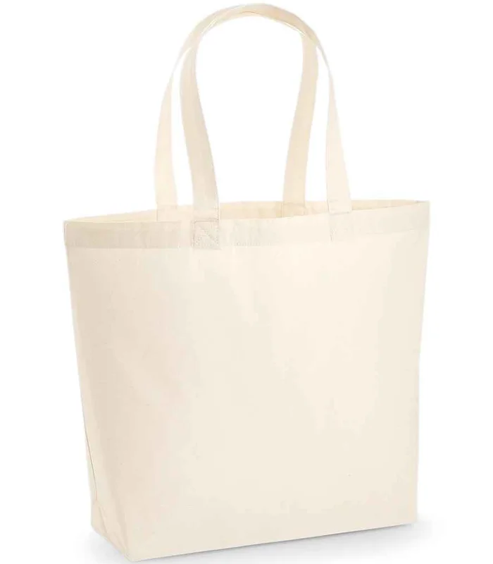 Westford Mill Westford Mill Premium Cotton Maxi Tote Bag in NAT