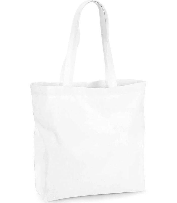 Westford Mill Westford Mill Organic Premium Cotton Maxi Tote Bag in WHI