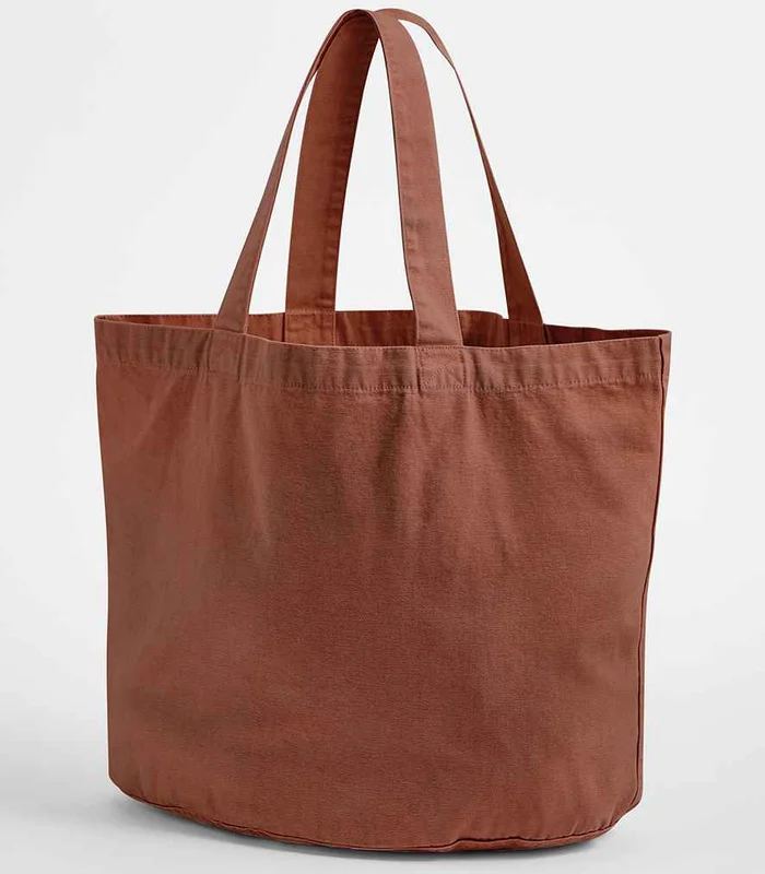 Westford Mill Westford Mill Garment Dyed Shopper in Vintage Orange Rust