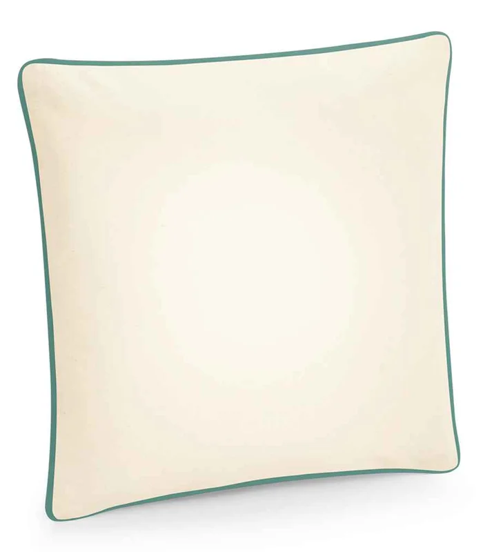 Westford Mill Westford Mill Fairtrade Piped Cushion Cover in N/SAG