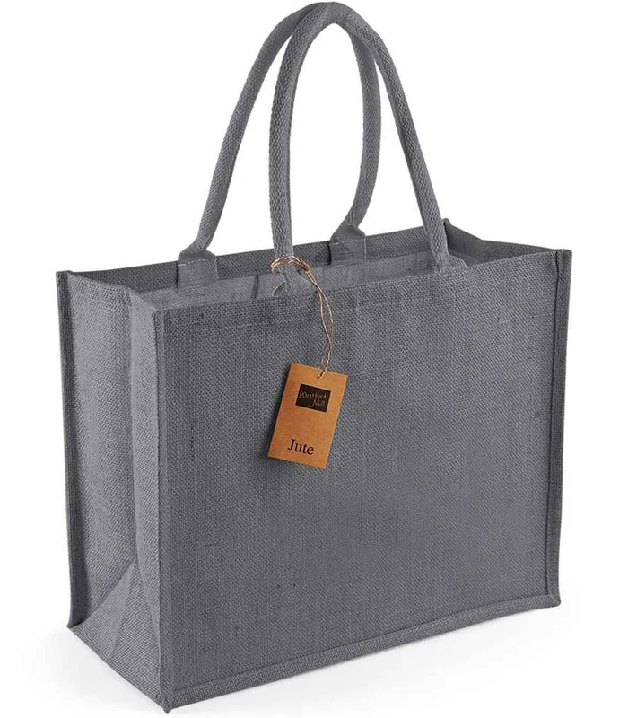 Westford Mill Westford Mill Jute Classic Shopper in GP/GP