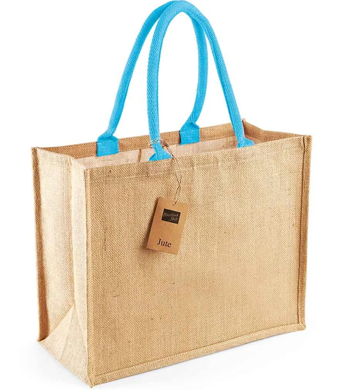 Westford Mill Westford Mill Jute Classic Shopper in NT/SB