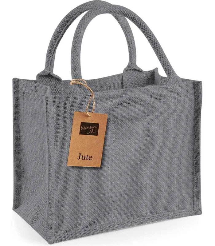 Westford Mill Westford Mill Jute Mini Gift Bag in GP/GP