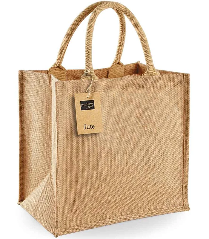 Westford Mill Westford Mill Jute Midi Tote Bag in NAT