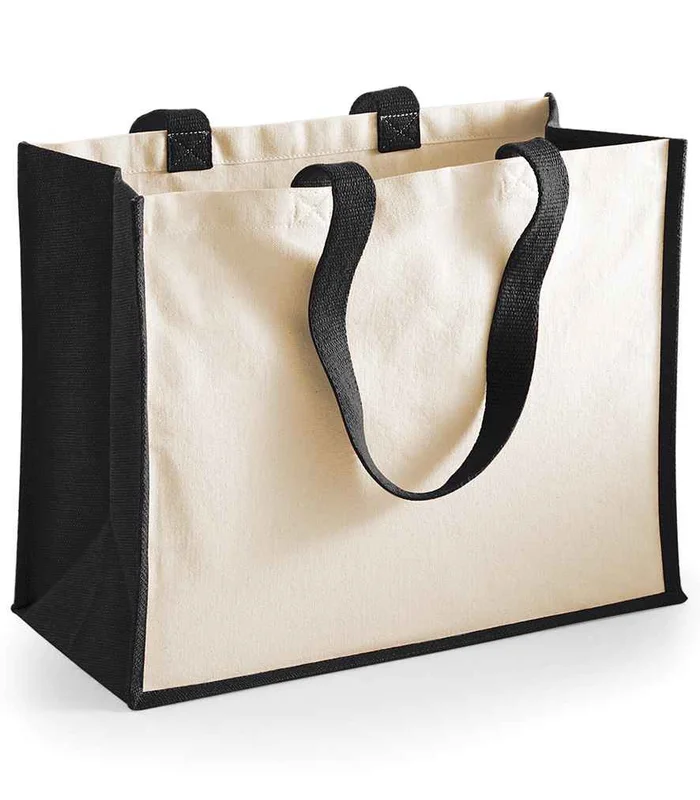 Westford Mill Westford Mill Printers Jute Classic Shopper in NAV