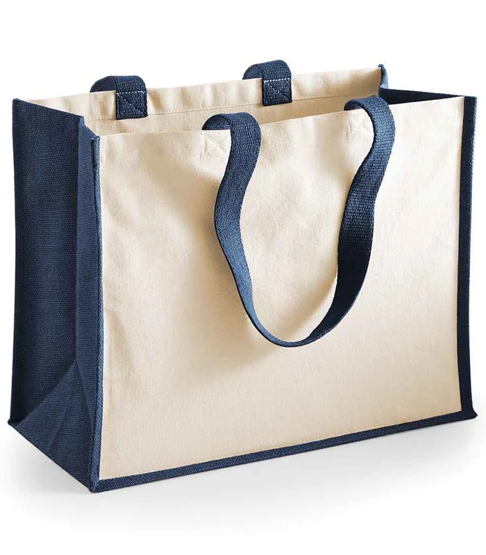 Westford Mill Westford Mill Printers Jute Classic Shopper in NAV
