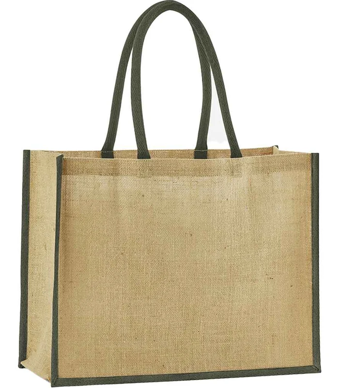 Westford Mill Westford Mill Natural Starched Jute Classic Shopper in NT/OL