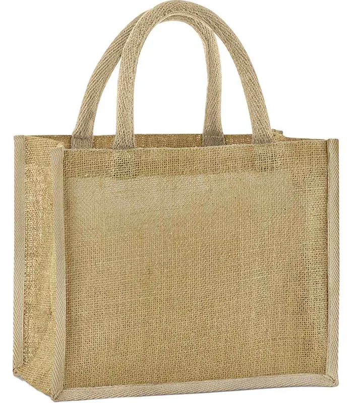 Westford Mill Westford Mill Natural Starched Jute Midi Tote Bag in NAT